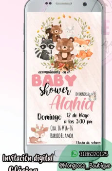 Imagen - Baby Shower Niña Bosque