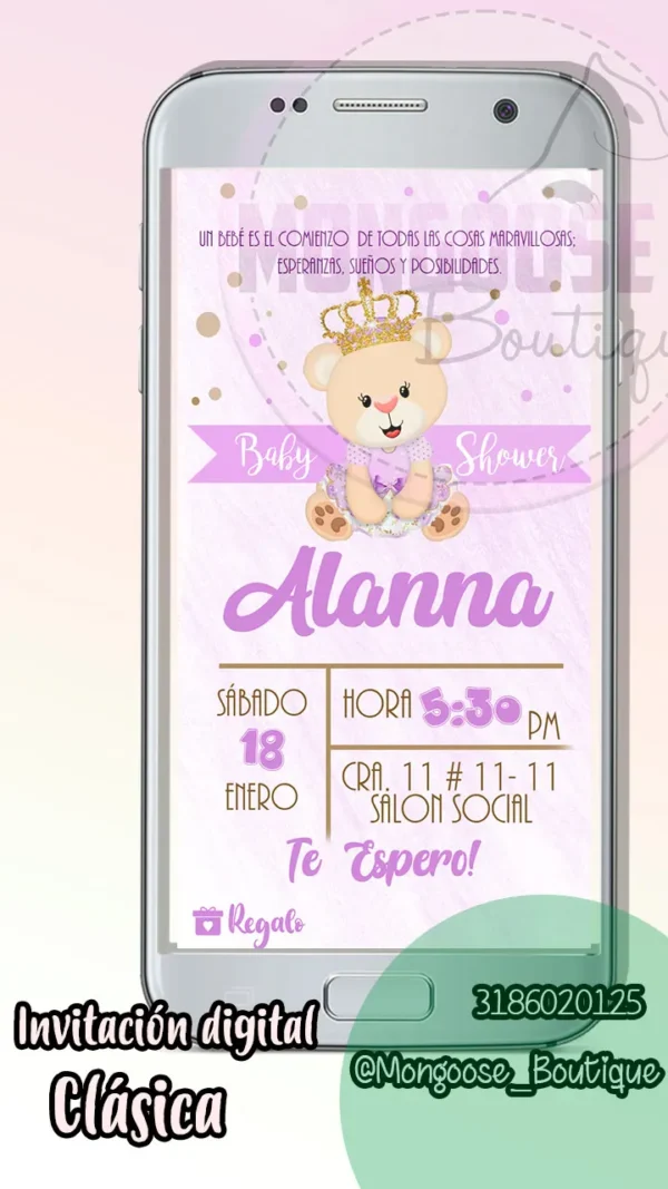 Imagen - Baby Shower Niña Osita