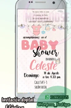 Imagen - Baby Shower Niña Prendas Rosa