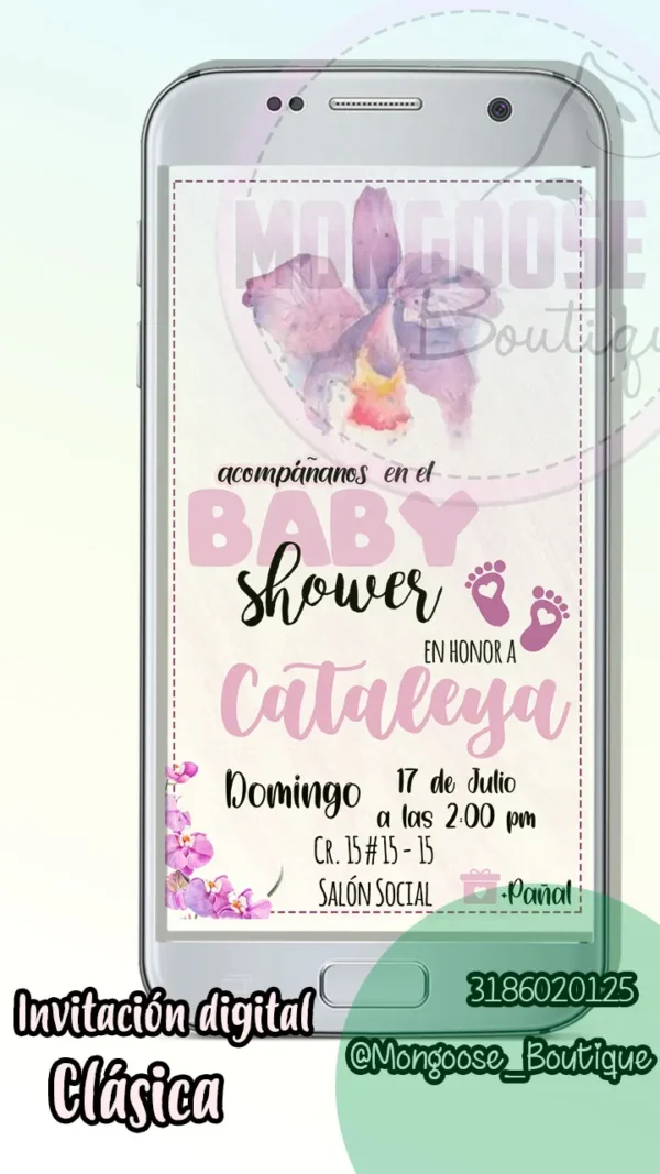 Imagen - Baby Shower Niña Cataleya