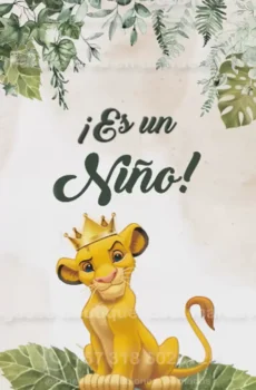 Video - Baby Shower Niño Rey Leon