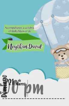Video - Baby Shower Niño Osito Globo